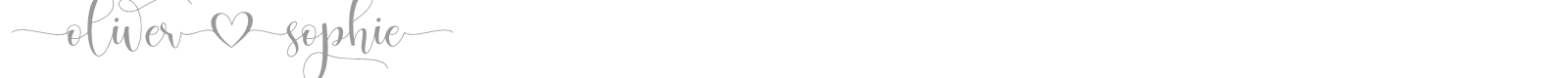 Oliver Sophie font preview